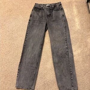 Good American Charcoal Denim Jeans